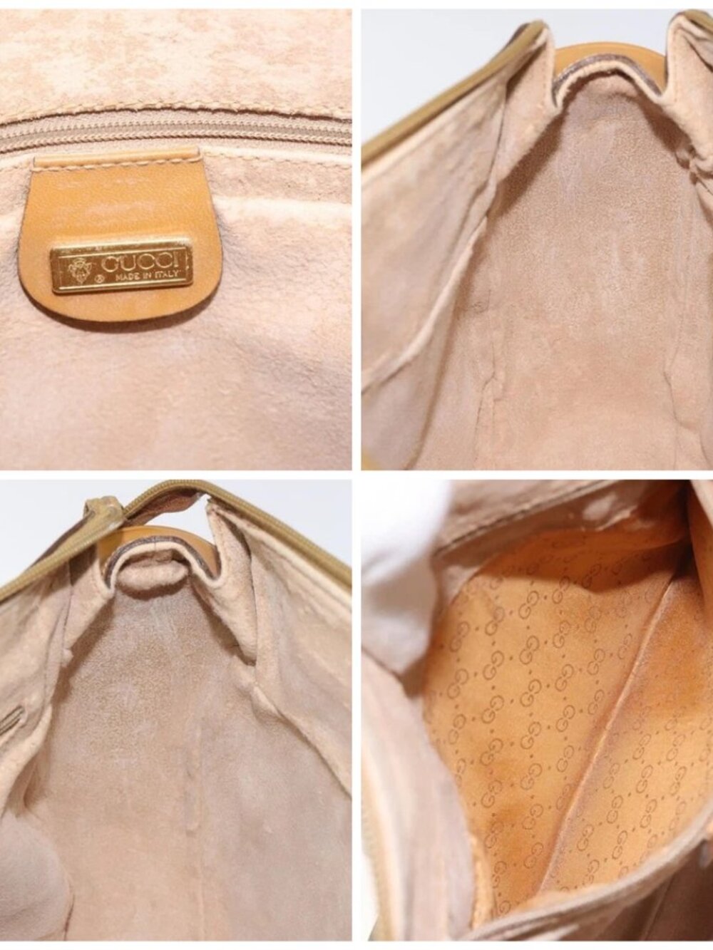 GUCCI Micro GG Supreme Web Sherry Line Bag PVC Brown 001 115 0918 Auth BA352 - Picture 15 of 16